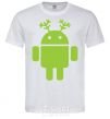 Men's T-Shirt New Year's Eve Android White фото