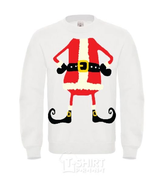 Sweatshirt Santa legs White фото