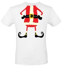 Men's T-Shirt Santa legs White фото