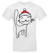 Мужская футболка NY Cat Белый фото
