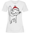 Women's T-shirt NY Cat White фото