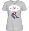 Женская футболка CHRISTMAS BIRD 2 Серый фото