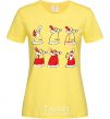 Women's T-shirt DRUNKEN SANTA CLAUS cornsilk фото