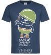 Men's T-Shirt I AM THE STRONGEST AND THE MOST BEAUTIFUL! navy-blue фото