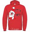 Men`s hoodie IS THERE A WHAT?.... bright-red фото