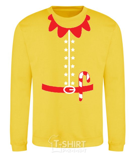 Sweatshirt ELF'S COSTUME yellow фото