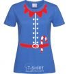 Women's T-shirt ELF'S COSTUME royal-blue фото