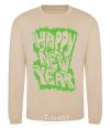 Sweatshirt HAPPY NEW YEAR GRAFFITI sand фото