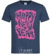 Мужская футболка HAPPY NEW YEAR GRAFFITI Темно-синий фото