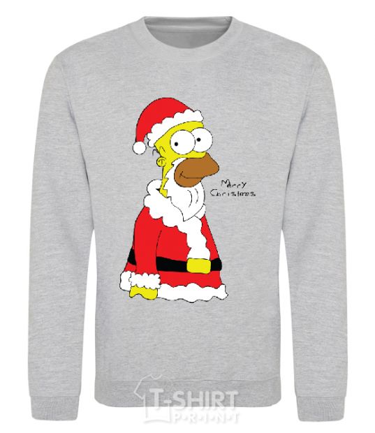 Sweatshirt SIMPSON SANTA sport-grey фото