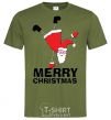 Men's T-Shirt FUN SANTA millennial-khaki фото