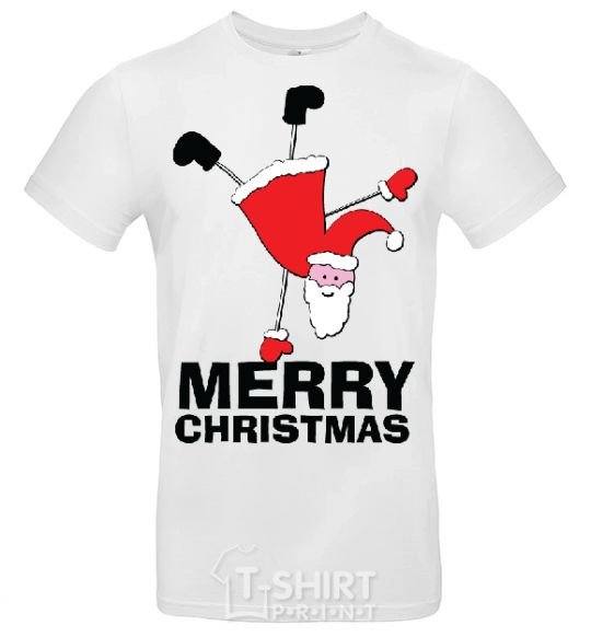 Men's T-Shirt FUN SANTA White фото