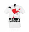 Men's T-Shirt FUN SANTA White фото