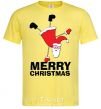 Men's T-Shirt FUN SANTA cornsilk фото