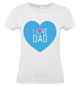 Women's T-shirt I love my dad gold heliconia фото