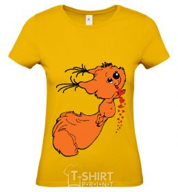 Women's T-shirt FLIRTING cornsilk фото