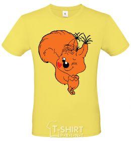 Men's T-Shirt SQUIRRELS cornsilk фото