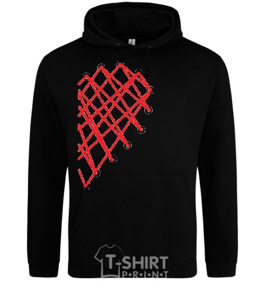 Men`s hoodie HEART black фото