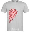 Men's T-Shirt HEART grey фото