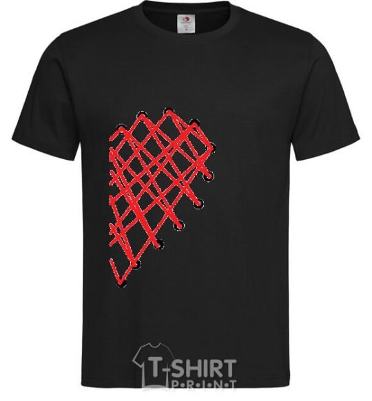 Men's T-Shirt HEART black фото