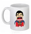 Ceramic mug SUPERMAN (Roberto Salvador) White фото