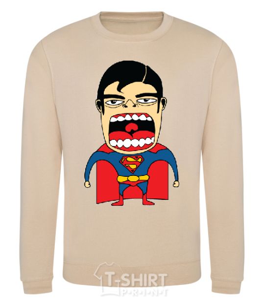 Sweatshirt SUPERMAN (Roberto Salvador) sand фото