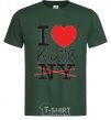 Мужская футболка I love Київ V.1 Темно-зеленый фото