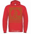 Men`s hoodie Hetman: There is no translation for the Cossack family bright-red фото