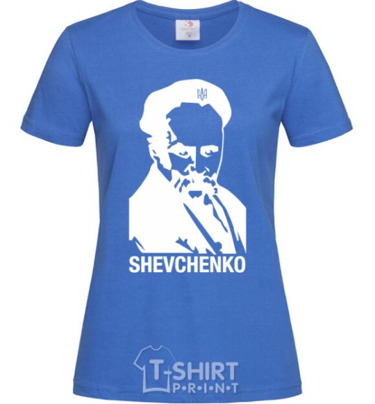 Women's T-shirt Shevchenko royal-blue фото