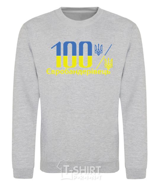 Sweatshirt 100% Eurobander sport-grey фото