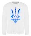 Sweatshirt The coat of arms is the sky White фото