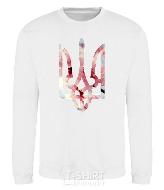 Sweatshirt Coat of arms - flower White фото