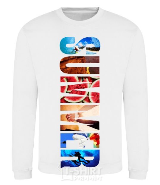 Sweatshirt SUMMER Exclusive White фото