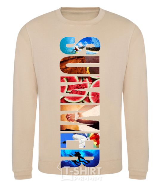 Sweatshirt SUMMER Exclusive sand фото