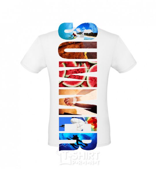 Men's T-Shirt SUMMER Exclusive White фото