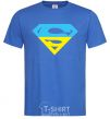 Men's T-Shirt UKRAINIAN SUPERMAN royal-blue фото