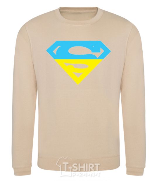 Sweatshirt UKRAINIAN SUPERMAN sand фото