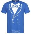 Men's T-Shirt GROOM royal-blue фото
