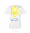 Men's T-Shirt I'm from Ukraine - an emblem White фото