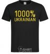 Мужская футболка 1000% Ukrainian Черный фото