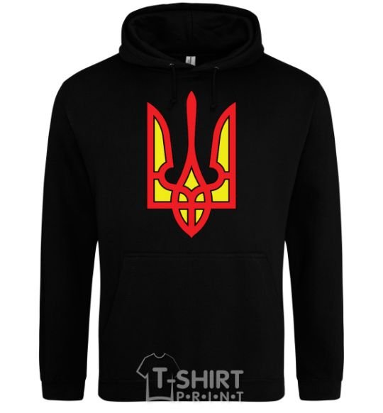 Men`s hoodie Super Ukrainian black фото