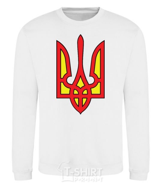 Sweatshirt Super Ukrainian White фото