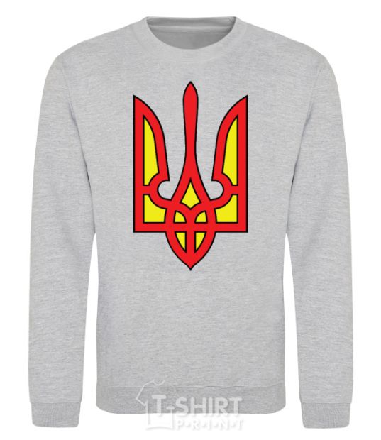 Sweatshirt Super Ukrainian sport-grey фото