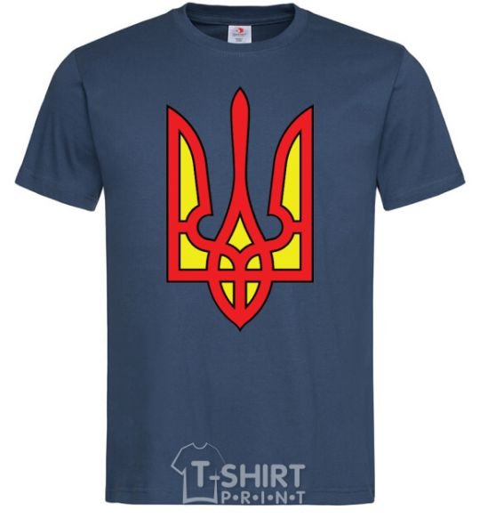 Men's T-Shirt Super Ukrainian navy-blue фото