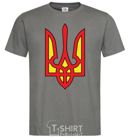 Men's T-Shirt Super Ukrainian dark-grey фото