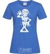 Women's T-shirt Skeleton royal-blue фото