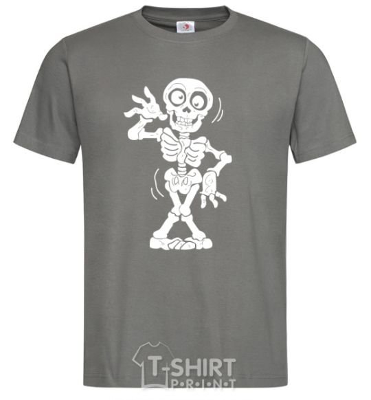 Men's T-Shirt Skeleton dark-grey фото