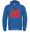 Men`s hoodie EVIL PUMPKIN royal фото