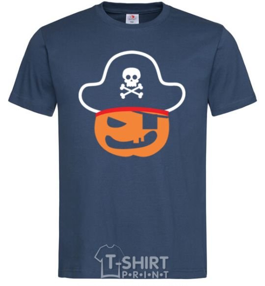 Men's T-Shirt PUMPKIN PIRATE navy-blue фото