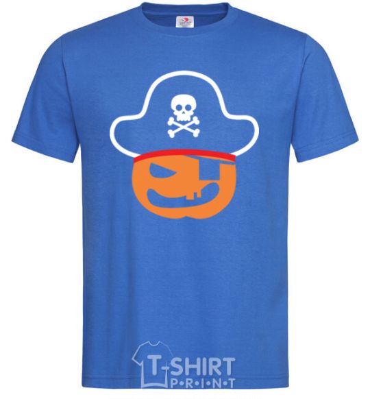 Men's T-Shirt PUMPKIN PIRATE royal-blue фото